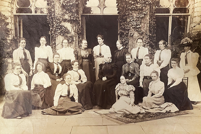 Frances Dove and her staff