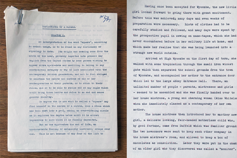 Elsie Bowerman's reflections