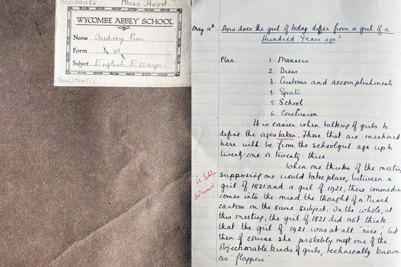 Audrey Pim's Exercise Book