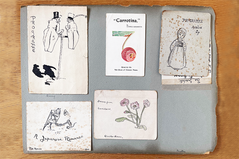 House Play Programmes from 1910