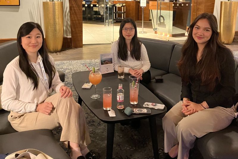 Wycombe Abbey pupils enjoying a mocktail.